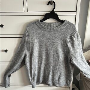 a new day Women's Gray Crew Neck Sweater